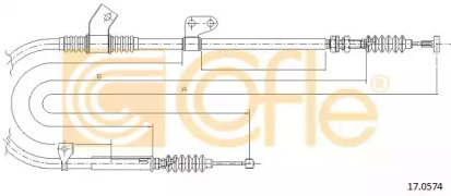 Трос COFLE 17.0574