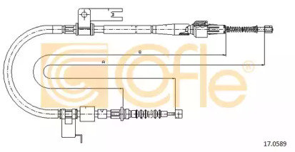 Трос COFLE 17.0589