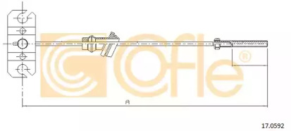 Трос COFLE 17.0592