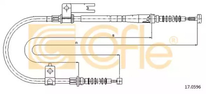 Трос COFLE 17.0596