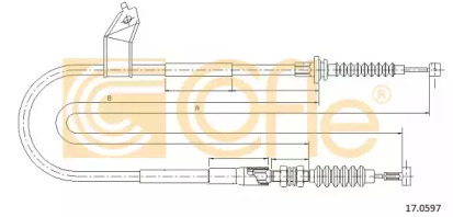 Трос COFLE 17.0597