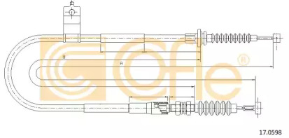Трос COFLE 17.0598