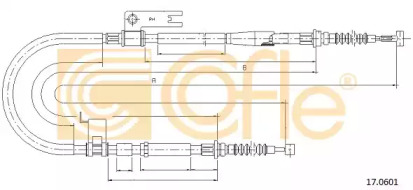 Трос COFLE 17.0601