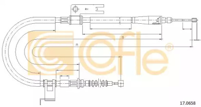 Трос COFLE 17.0658