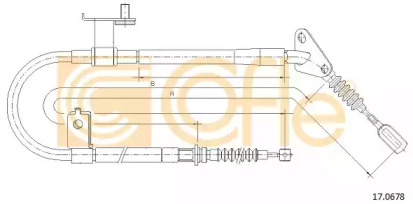Трос COFLE 17.0678