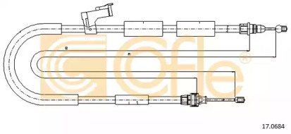Трос COFLE 17.0684