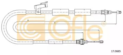 Трос COFLE 17.0685