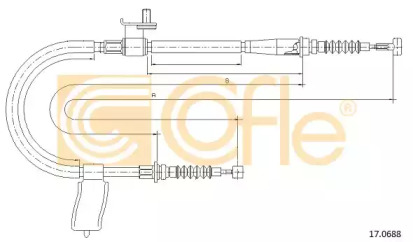 Трос COFLE 17.0688