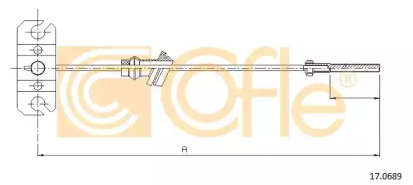 Трос COFLE 17.0689