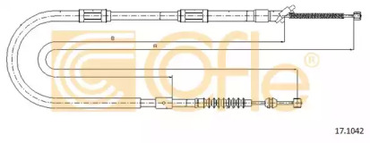 Трос COFLE 17.1042