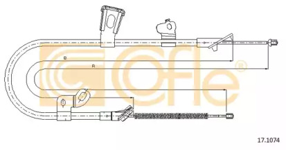 Трос COFLE 17.1074
