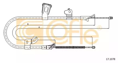 Трос COFLE 17.1078