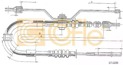 Трос COFLE 17.1235