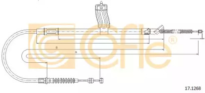 Трос COFLE 17.1268