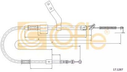 Трос COFLE 17.1287