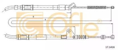 Трос COFLE 17.1416