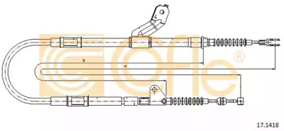 Трос COFLE 17.1418