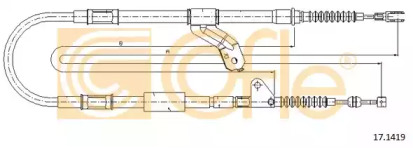 Трос COFLE 17.1419