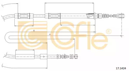 Трос COFLE 17.1424