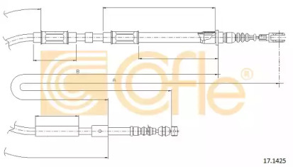 Трос COFLE 17.1425