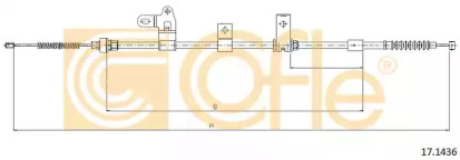 Трос COFLE 17.1436