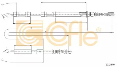 Трос COFLE 17.1440