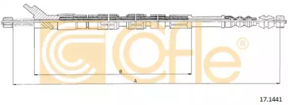 Трос COFLE 17.1441