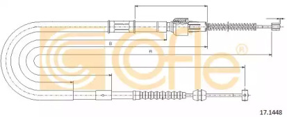 Трос COFLE 17.1448