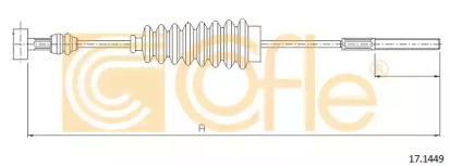Трос COFLE 17.1449