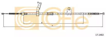 Трос COFLE 17.1482