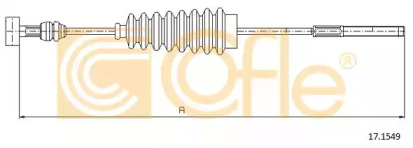 Трос COFLE 17.1549
