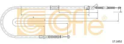 Трос COFLE 17.1652