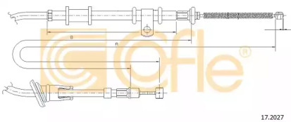 Трос COFLE 17.2027