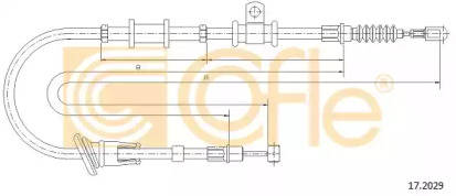 Трос COFLE 17.2029