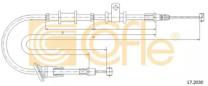 Трос COFLE 17.2030