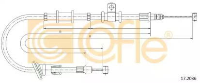 Трос COFLE 17.2036