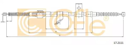 Трос COFLE 17.2111