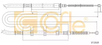 Трос COFLE 17.2115