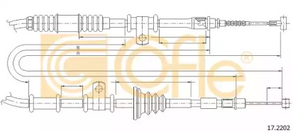 Трос COFLE 17.2202