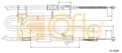Трос COFLE 17.2509