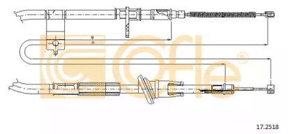 Трос COFLE 17.2518