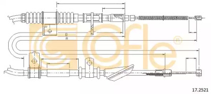 Трос COFLE 17.2521