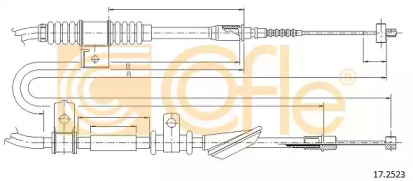 Трос COFLE 17.2523