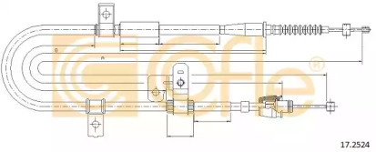 Трос COFLE 17.2524