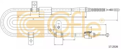 Трос COFLE 17.2526