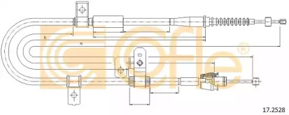 Трос COFLE 17.2528