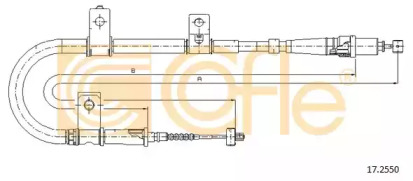 Трос COFLE 17.2550
