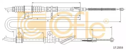 Трос COFLE 17.2553