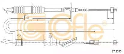 Трос COFLE 17.2555
