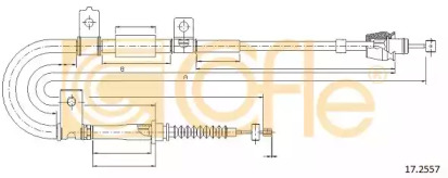 Трос COFLE 17.2557